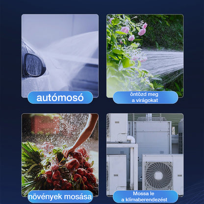 Dollcini Set de Spălare cu Presiune înaltă cu Acumulator – 40 Bar, 400W, Negru