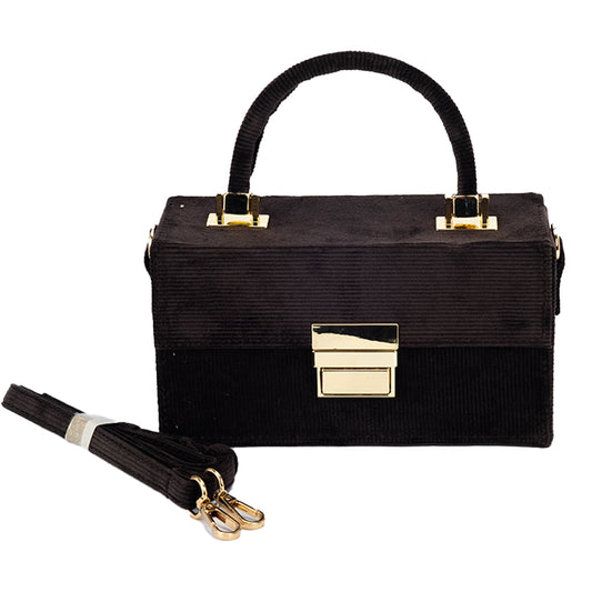 Dollcini Geantă Mini de Umăr Antifurt – Geantă de Telefon pentru Femei din Catifea Cotelé