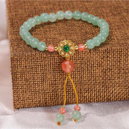 Dollcini Brățară cu Cristale de Jad – Bijuterie Feng Shui Norocoasă