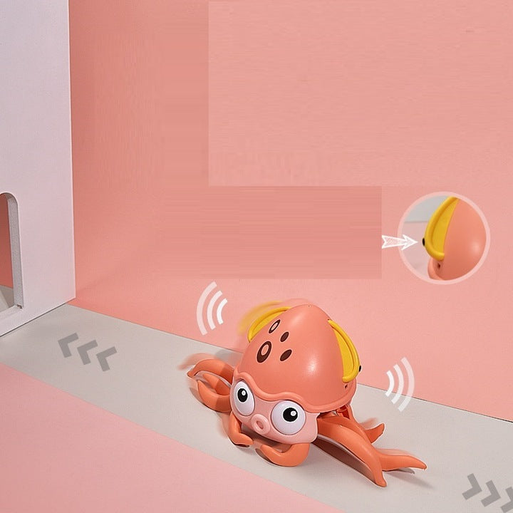 Dollcini Jucărie Octopus Cățărare Muzicală – cu Lumini LED, USB