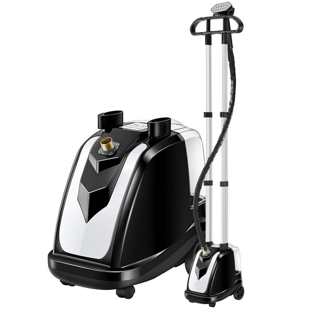 Dollcini Aparat de aburire pentru haine din cupru integral 2200W – rezervor de 35 L, cap de abur cu 10 orificii, negru
