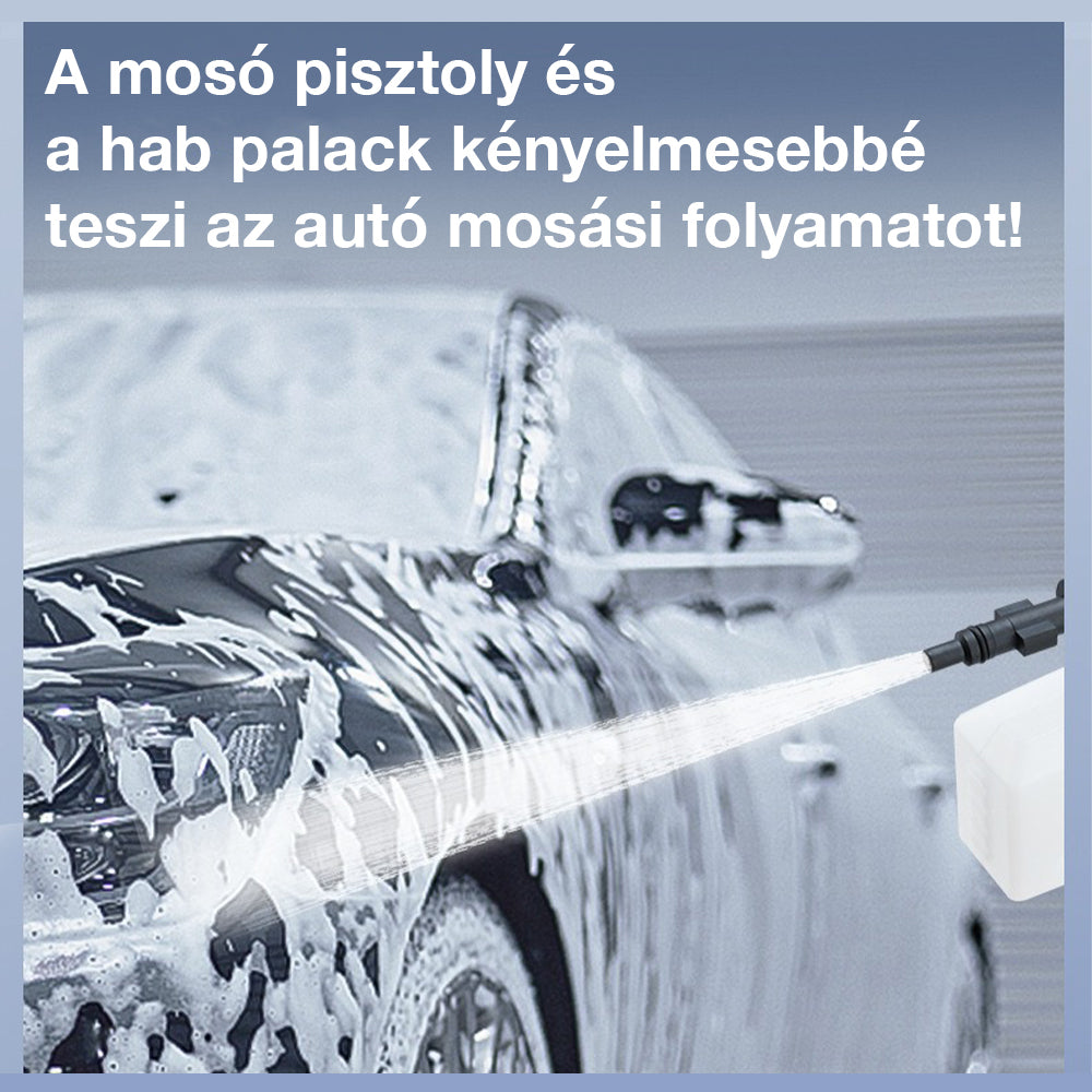 Dollcini Set de Spălare cu Presiune înaltă cu Acumulator – 40 Bar, 400W, Negru