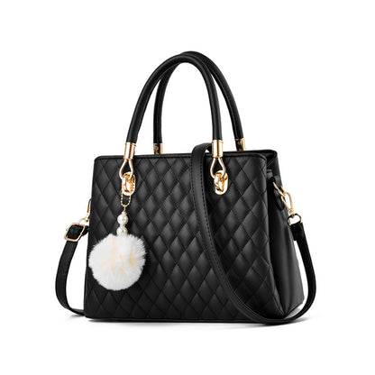 Geantă de damă Dollcini clasică și elegantă - piele PU premium, design matlasat, accesorii aurii și curea detașabilă, culori multiple